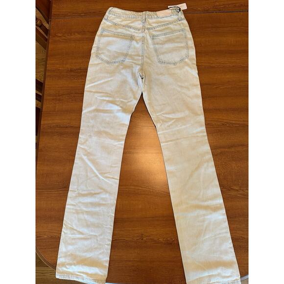 WeWoreWhat‎ Denim The Icon Jean Size 27 Light Wash High Rise Straight Leg - Picture 2 of 9